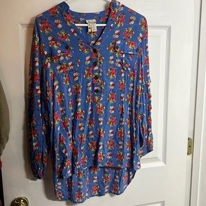 Matilda Jane size large flowy shirt with long sleeve